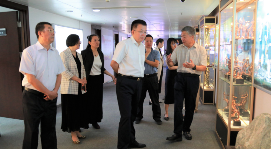 山東省廣播電視局領(lǐng)導(dǎo)到山東影視傳媒集團開展專題調(diào)研